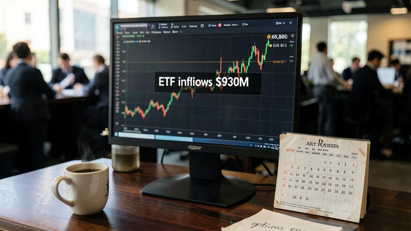 Bitcoin tilbake til $65,800 etter $930 mill. ETF-innskudd