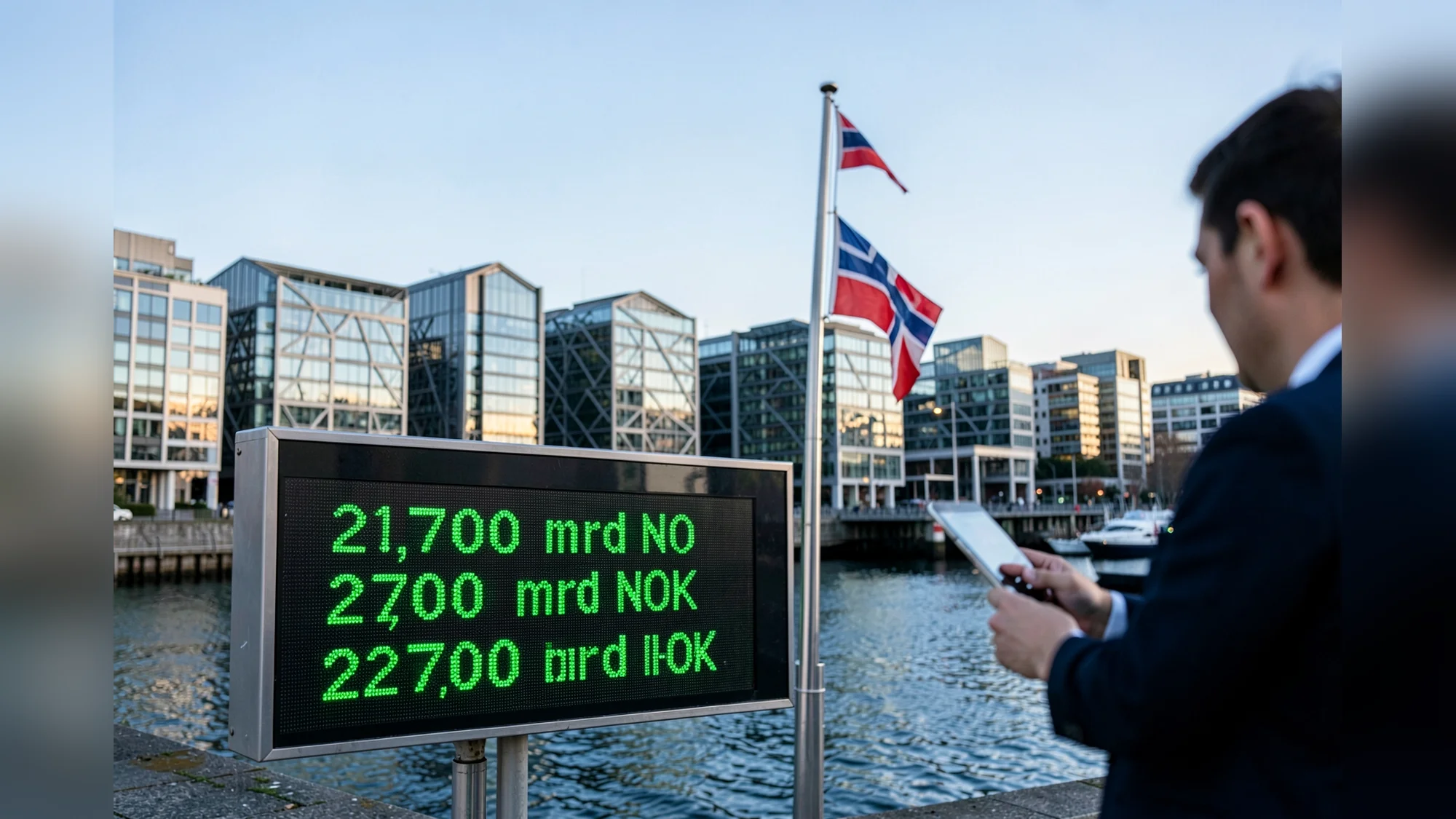 Oljefondet opp 2 700 milliarder i andre kvartal