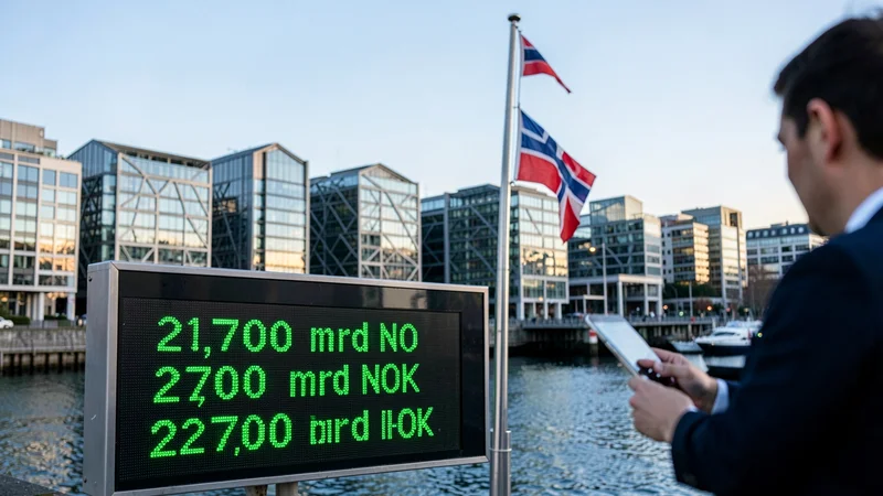 Oljefondet opp 2 700 milliarder i andre kvartal