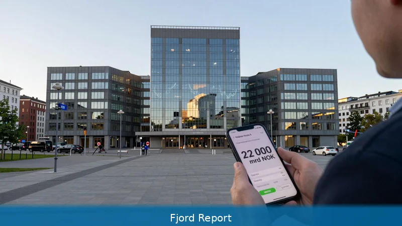 Oljefondet passerer 22 000 milliarder kroner