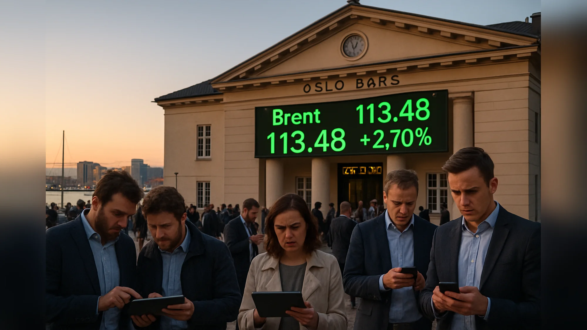 Oslo Børs åpnet flatt til tross for oljeprisoppgang
