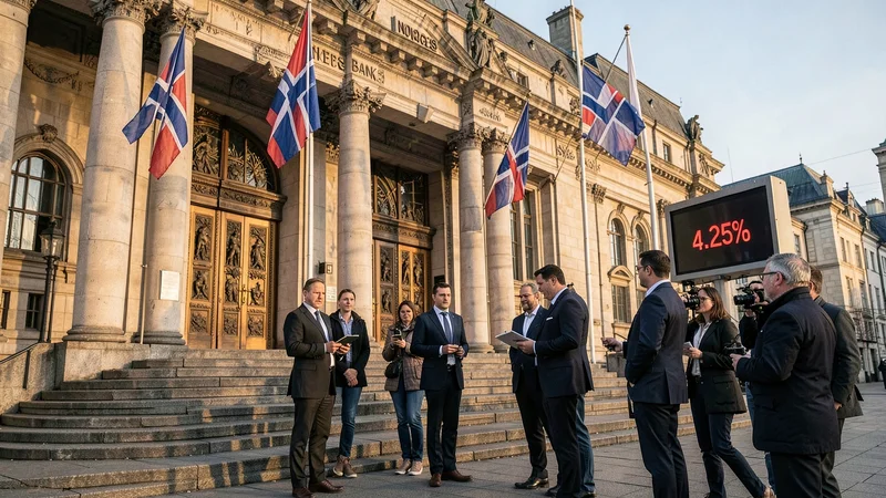Renta holdes på 4,25 pst, økning til 4,5 pst kan komme