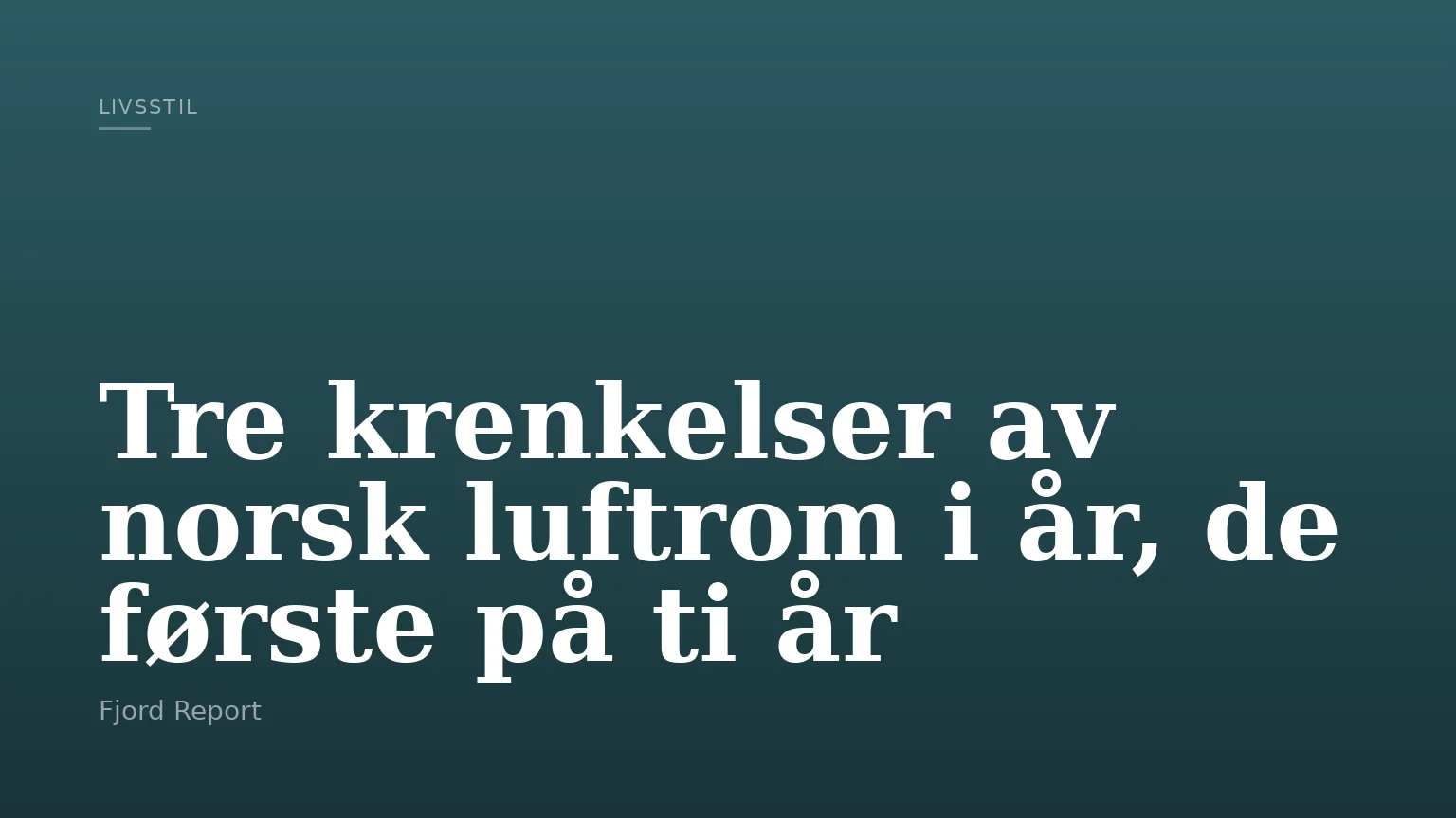 Tre krenkelser av norsk luftrom i år, de første på ti år