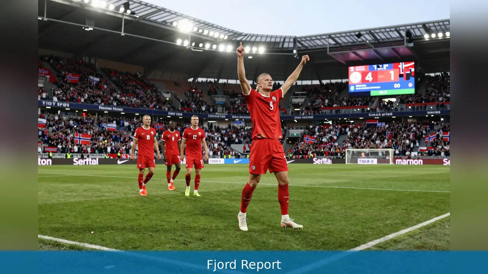 Norge 4-1 Irak: Haaland to mål på VM-debut