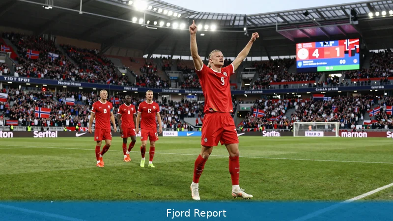 Norge 4-1 Irak: Haaland to mål på VM-debut